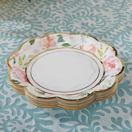 Kate Aspen® 7" Brunch Floral Paper Plates, 32ct.